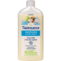 Natessance Champú Extra Suave Coco Bio 500ml