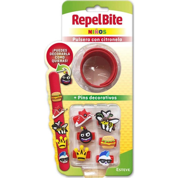 Repel Bite Niños Pulsera Citronela 1ud