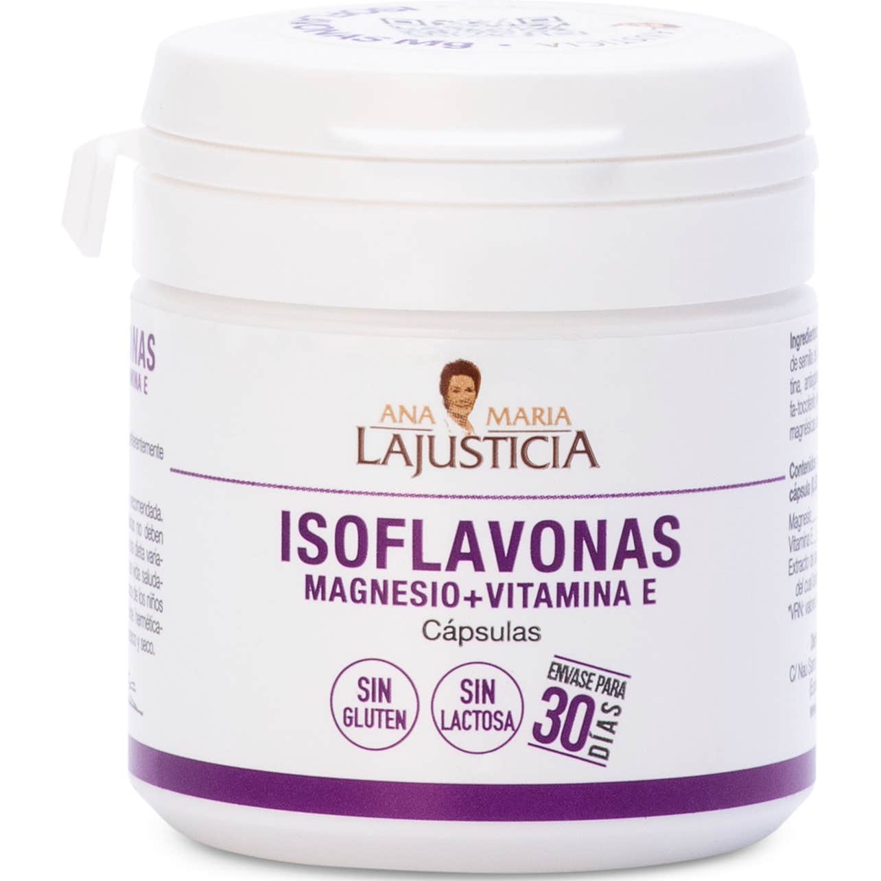 Ana Maria Lajusticia Isoflavonas Magnesio + Vitamina E 30caps