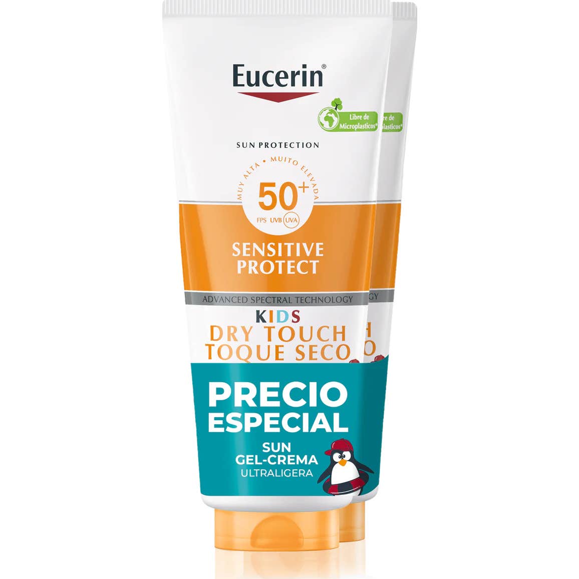Eucerin Sun Sensitive Protect Kids gel Crema Spf50+ 2 X200 ml