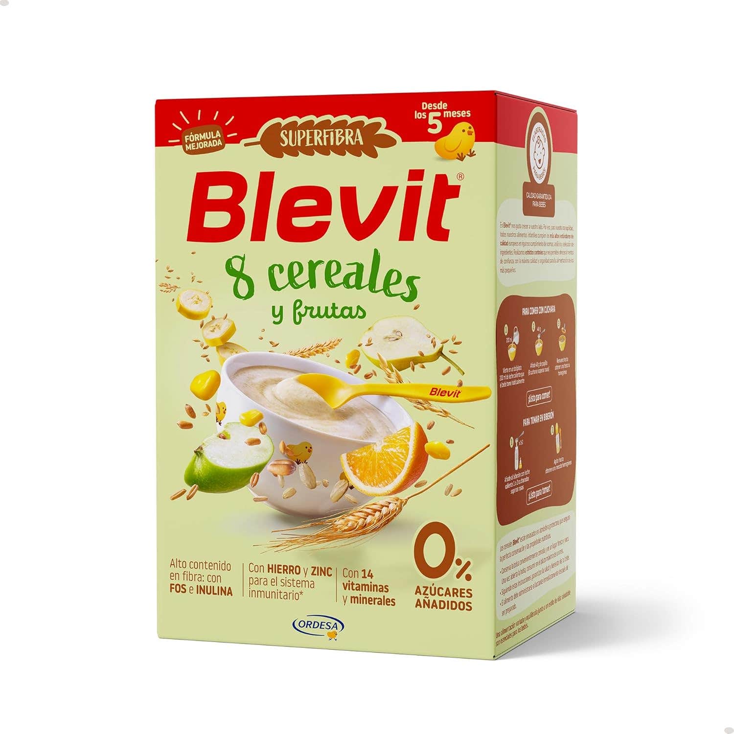 Blevit® Superfibra 8 Cereales y Frutas 500g
