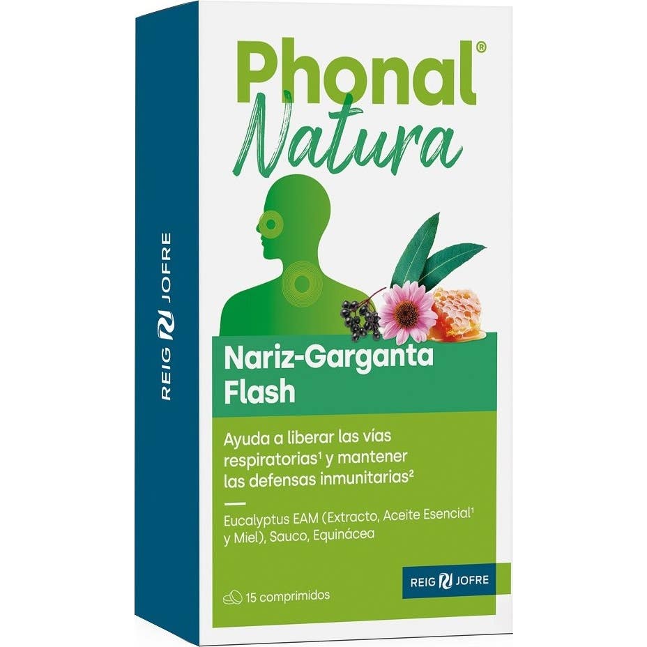 Phonal Natura Nariz-Garganta Flash 15comp