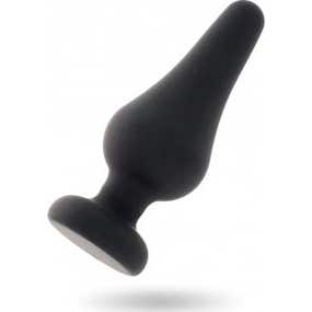 Intense Anal Plug Pipo M Silicone Negro 11 cm 1 ud