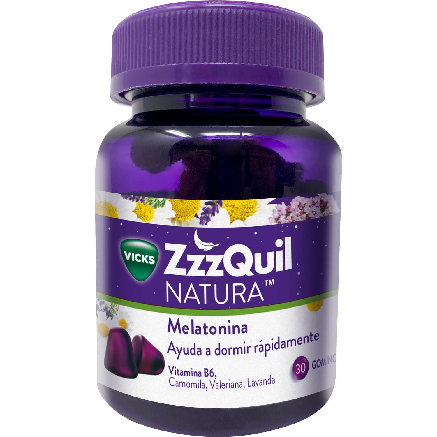 ZzzQuil Natura Melatonina Frutos Rojos 30 gominolas