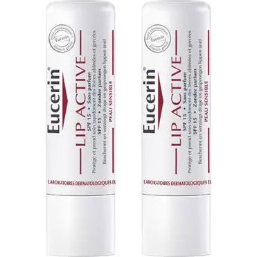 EUCERIN Cuidado activo de los labios 2 x 4,8 gramos