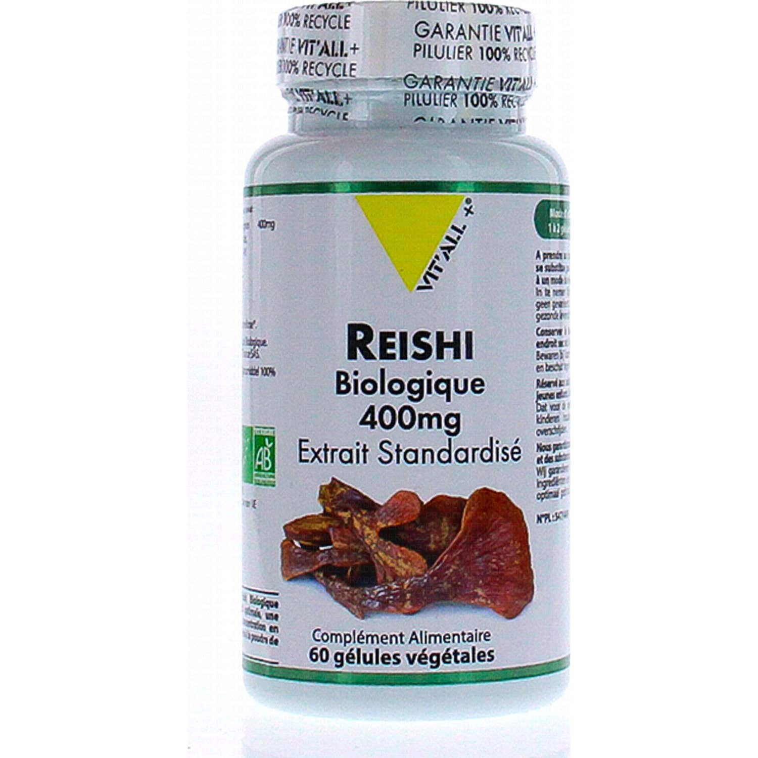 'Vit''All+ Reishi 400mg 60caps'