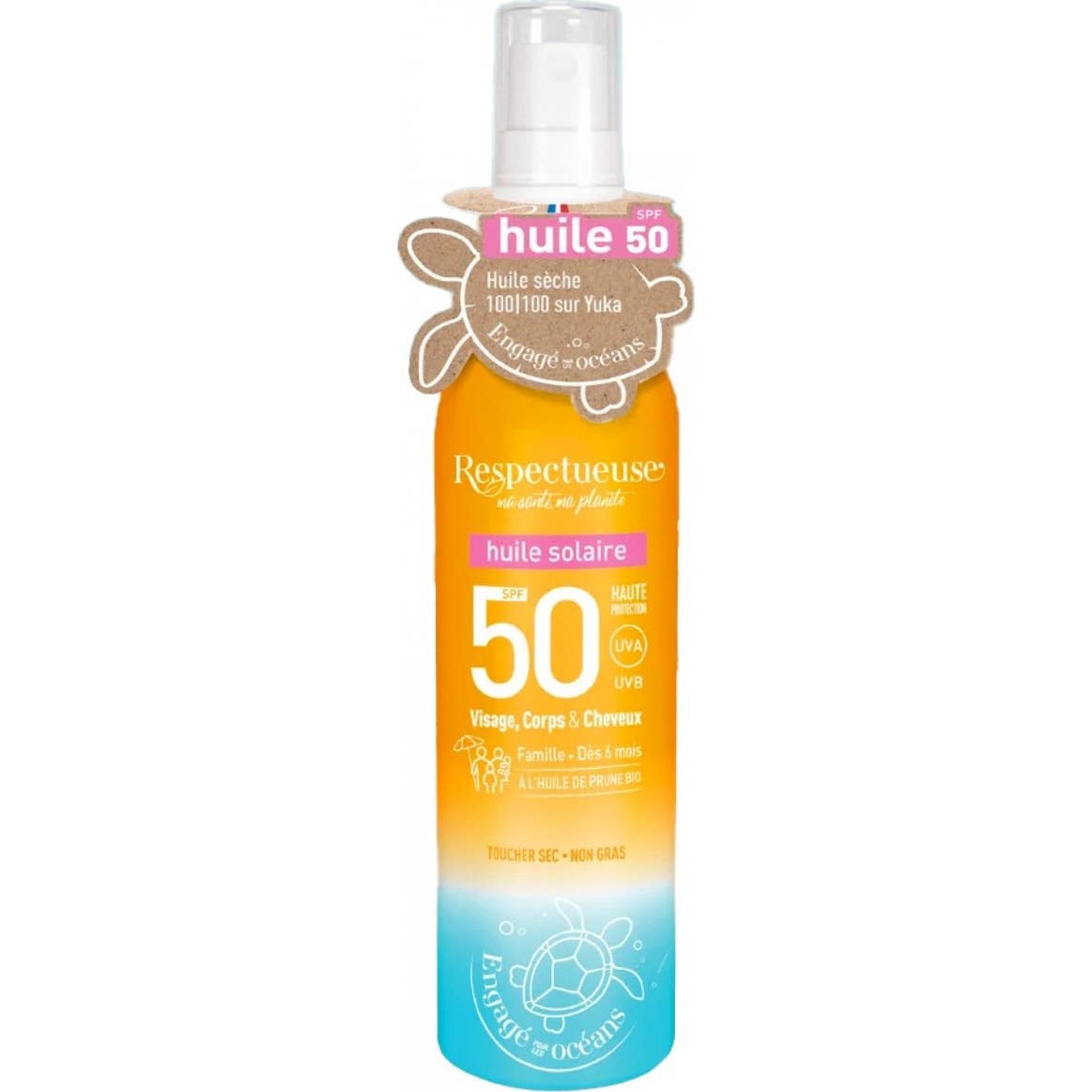 Respectueuse Aceite Solar Spf50 100ml