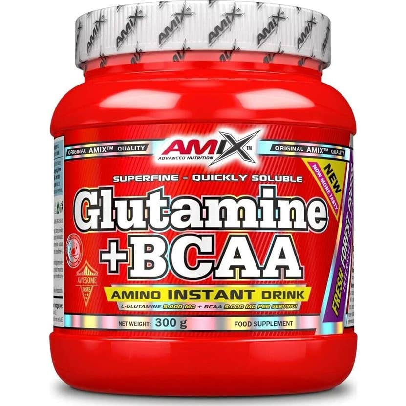 Amix Glutamine+Bcaa Frutas Del Bosque 300 G