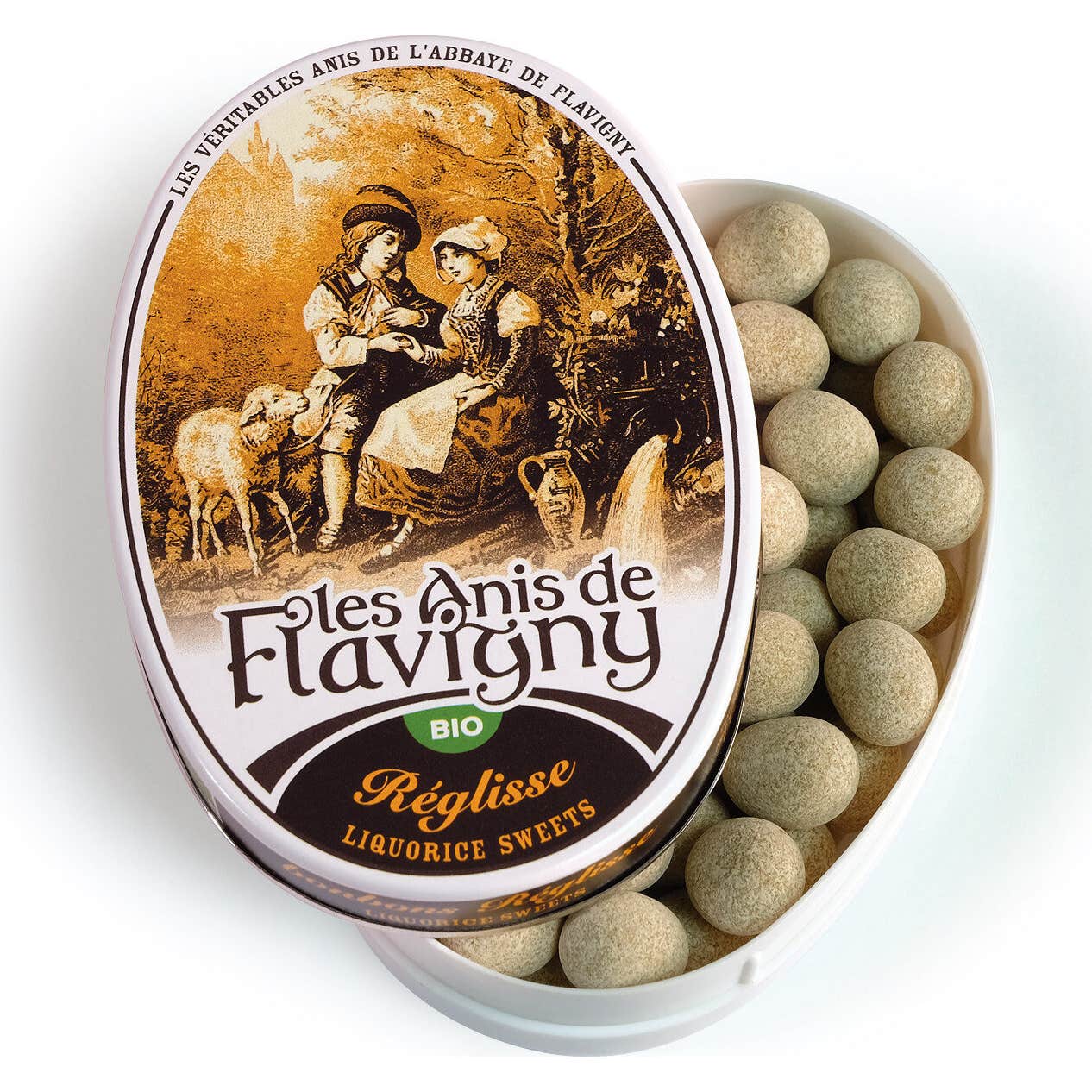 Les Anis de Flavigny Caramelo Regaliz 50g