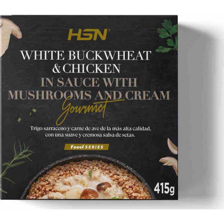 HSN Plato Preparado Estilo Gourmet Trigo Sarraceno, Pollo y Setas en Salsa de Nata 415 g | Natural Doctor
