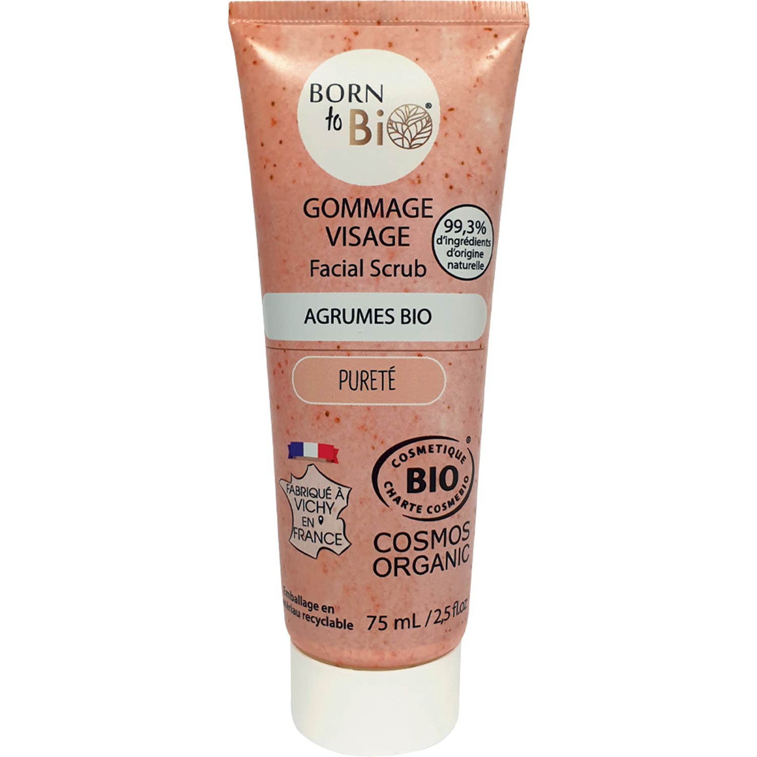 Born to Bio Exfoliante Facial Piel Grasa Bio 75ml