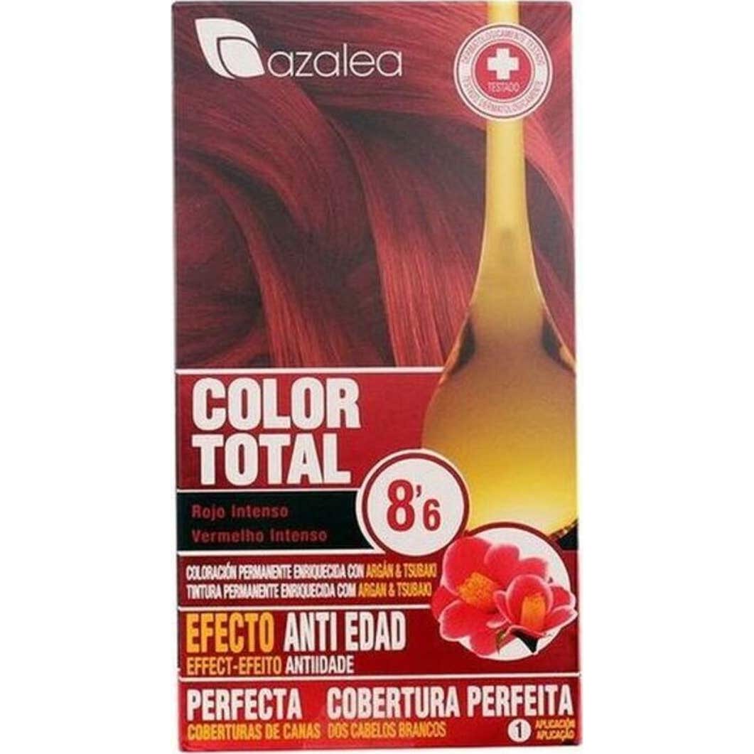 Azalea Color Total Tinte Cabello Nro 8,6 Rojo Intenso 1ud