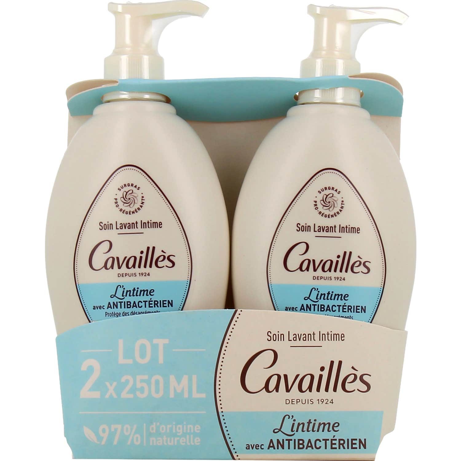 Rogé Cavailles Gel para la Higiene Íntima Antibacteriana 2x250ml