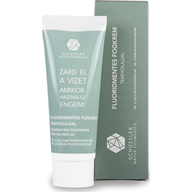 Schüssler Natur Dentífrico Aceite de Árbol de Té y Aloe Sin Flúor 75 ml