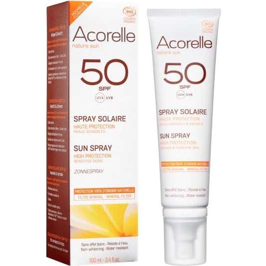 Acorelle Spray Solar Pieles Sensibles Spf50 100Ml