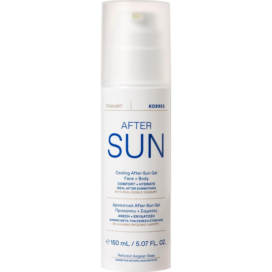 Korres Yogur After Sun Gel Refrescante 150ml