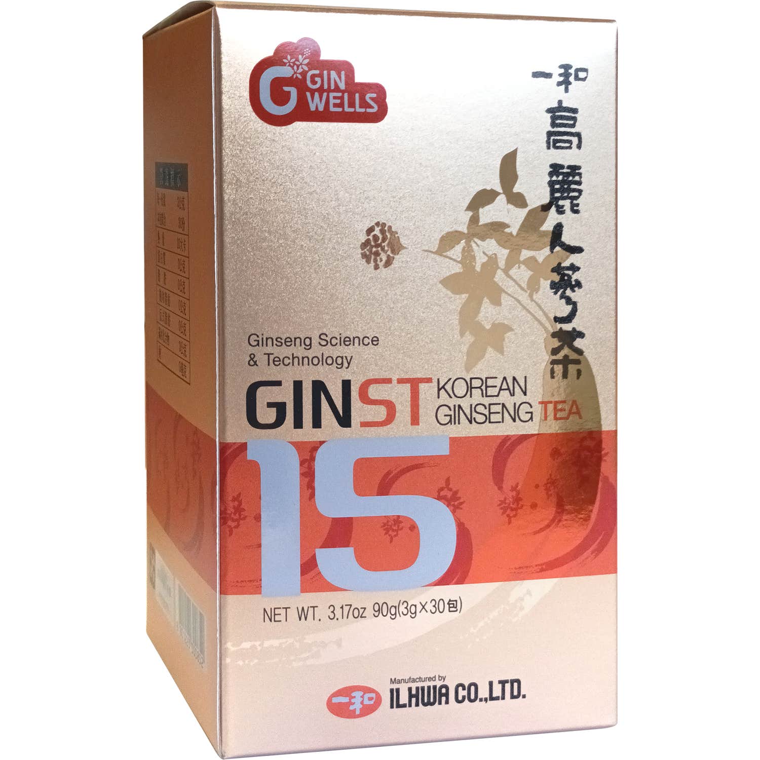 Tongil Ginst15 Té Ginseng Coreano 30sobres