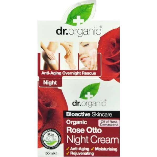 Dr. Organic Rose Otto Crema de Noche 50 ml