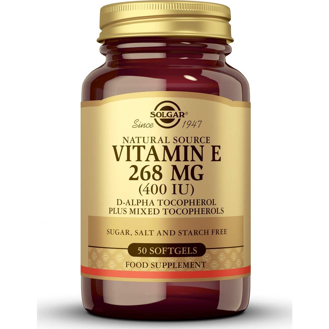 Solgar Vitamina E 268 Mg 50 Cápsulas 50 Ct - Imagen 2