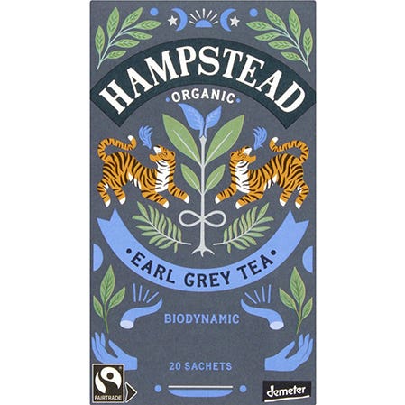 Hampstead Té Earl Grey 20 Bolsitas Infusoras - Imagen 2