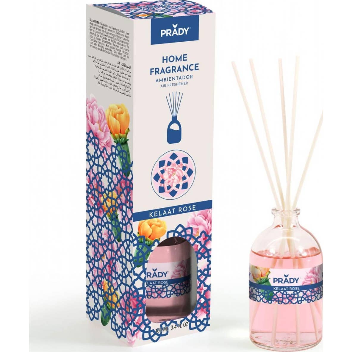 Prady Mikado Ambientador Kelaat Rose 100ml