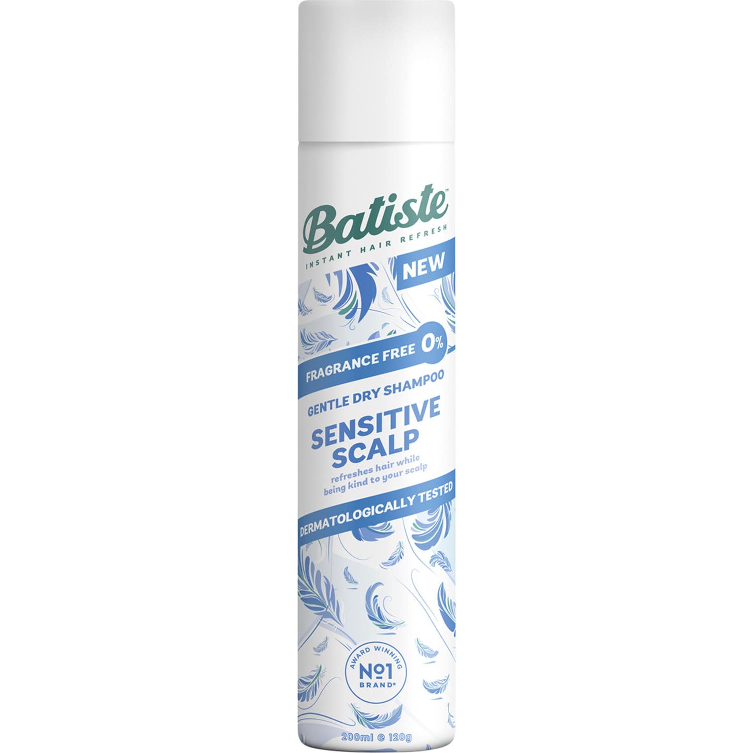 Batiste Champu Seco Sensitive Scalp 0% Fragancia 200 ml