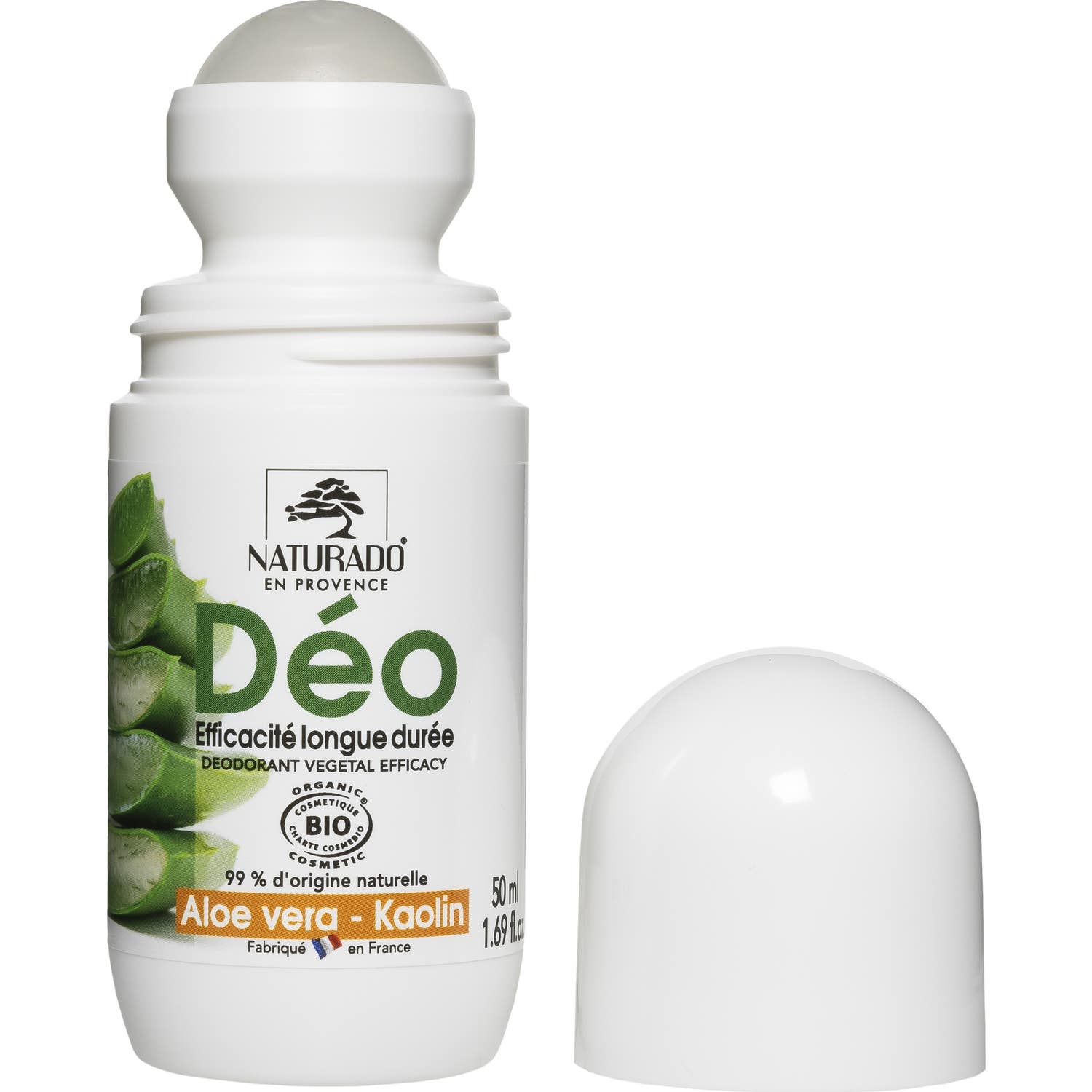 Naturado Déo Vegetal Aloe Vera Caolín Bola 50ml