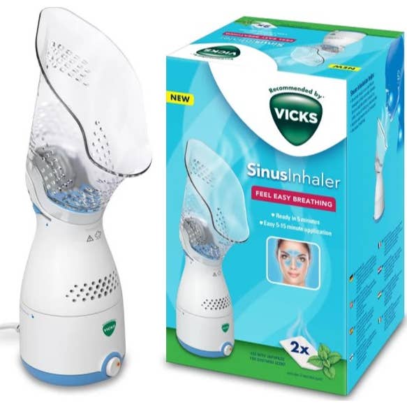 Silver Sanz Vicks Sinus Inhaler Inhalador Nasal Eléctrico 1ud