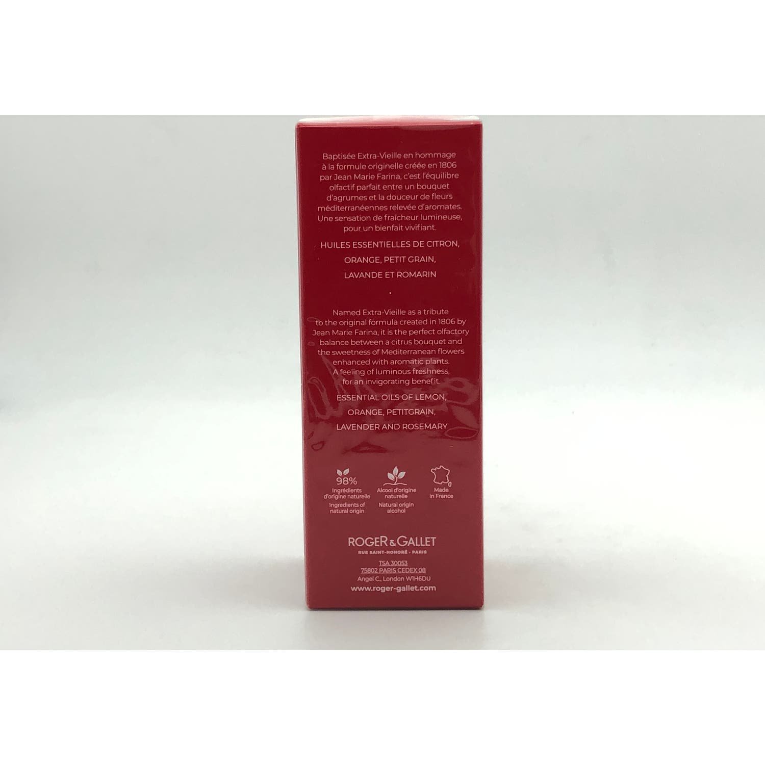 Roger & Gallet Jean Marie Farina Agua Colonia 100ml