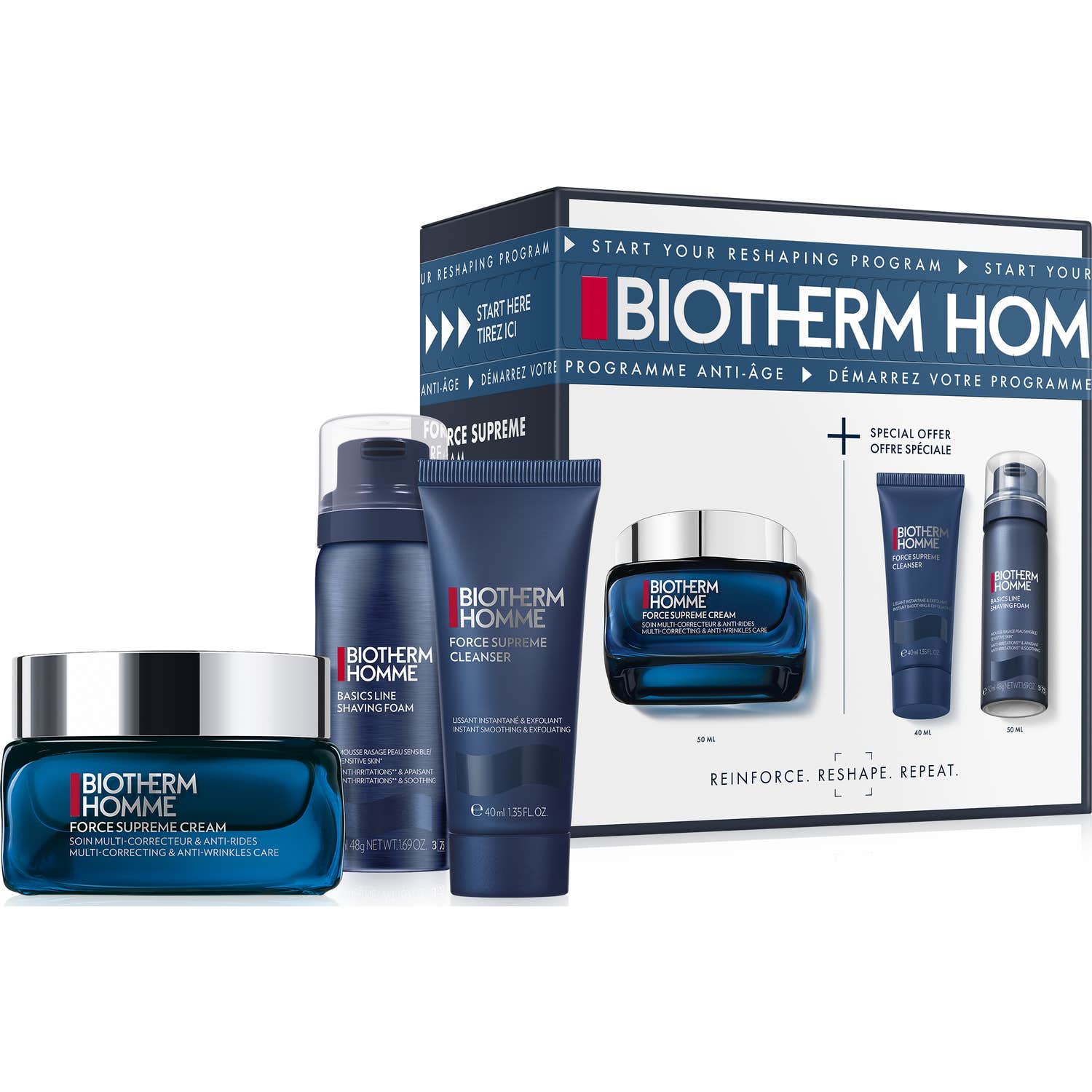 Biotherm Homme Force Supreme Set 3uds