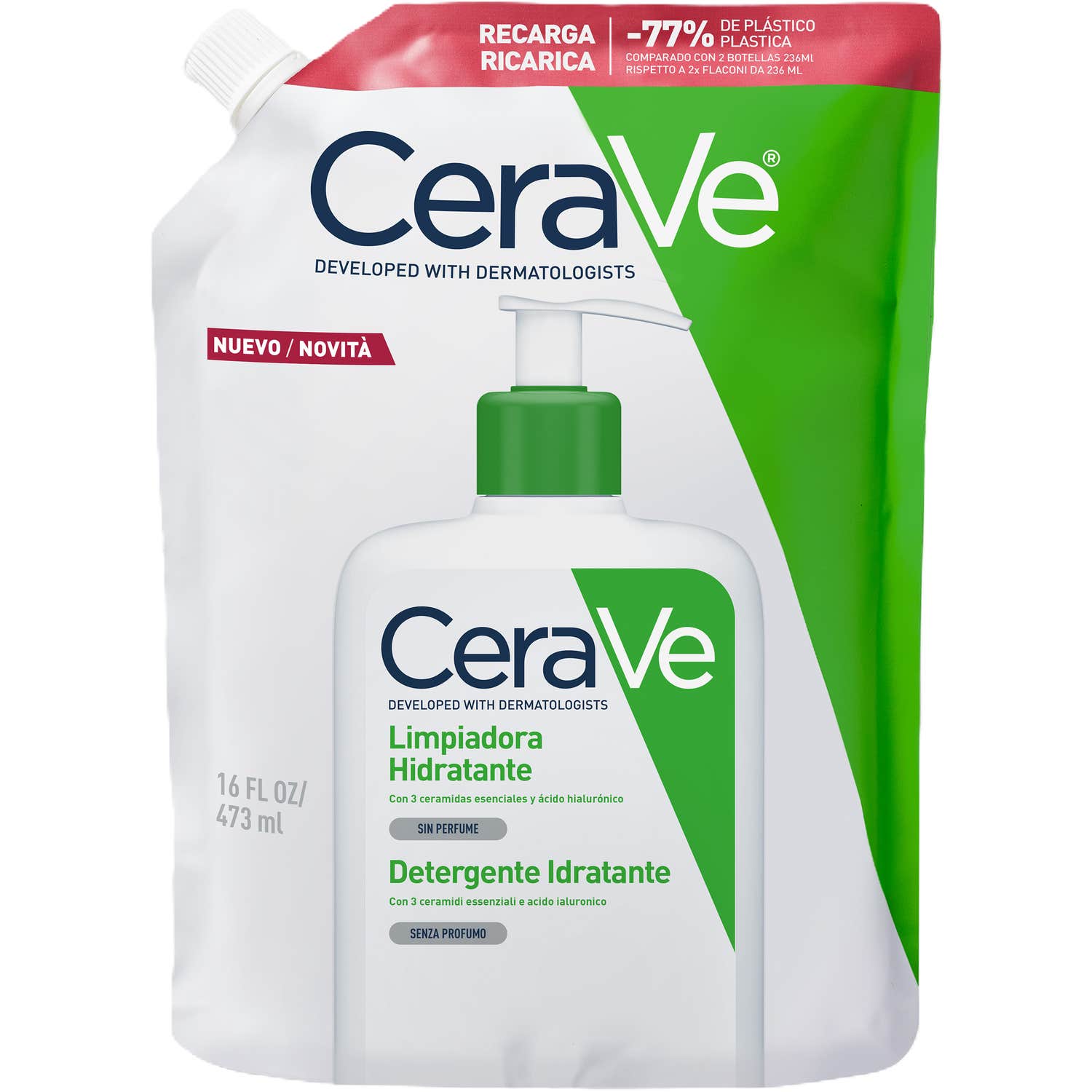 CeraVe Recarga Limpiador Hidratante 473ml