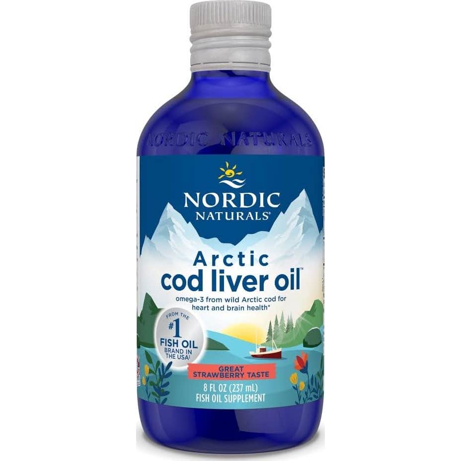 Nordic Naturals Arctic Aceite de Hígado de Bacalao Fresa 237 ml