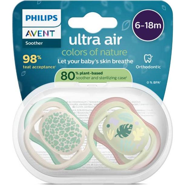 Philips Avent Ultra Air Deco 6-18M Beige 2uds