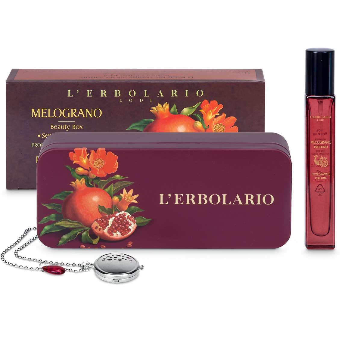 L'Erbolario Melograno Set Siempre Contigo Perfume 100ml + Collar