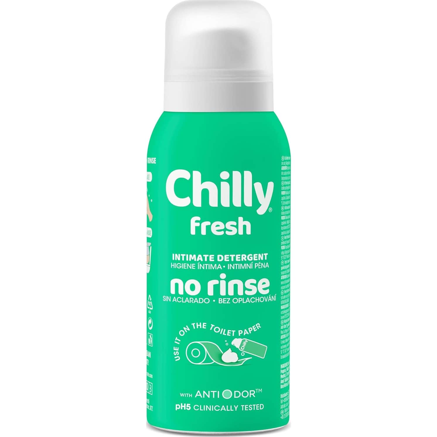 Chilly Fresh No Rinse Intimate Detergent Spray 100ml