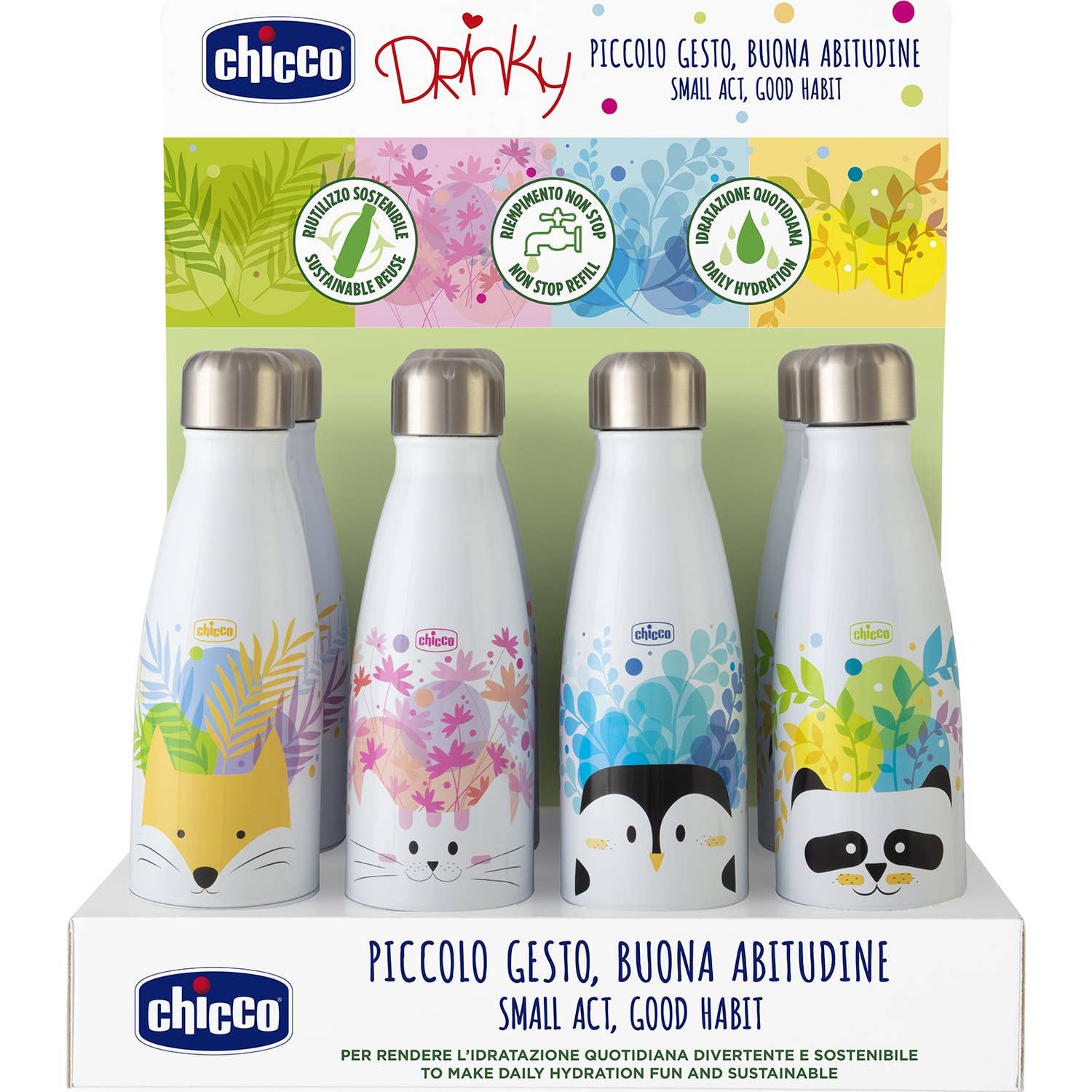 Chicco Botella Acero Inox 350ml