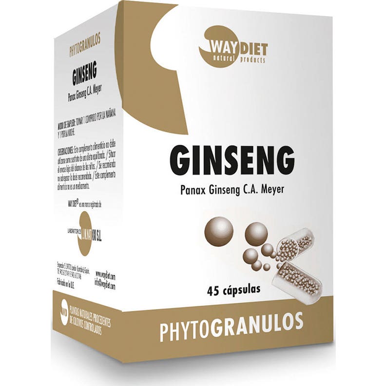 Waydiet Natural Ginseng Phytogránulos 45caps