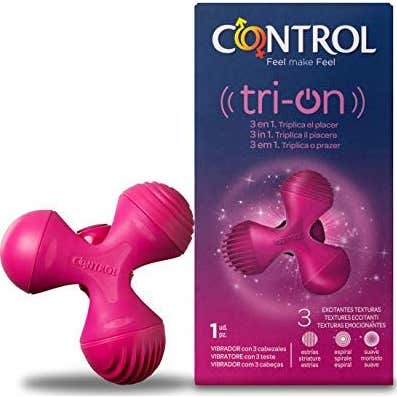 Control Tri On Vibrator 3 In 1 1ud