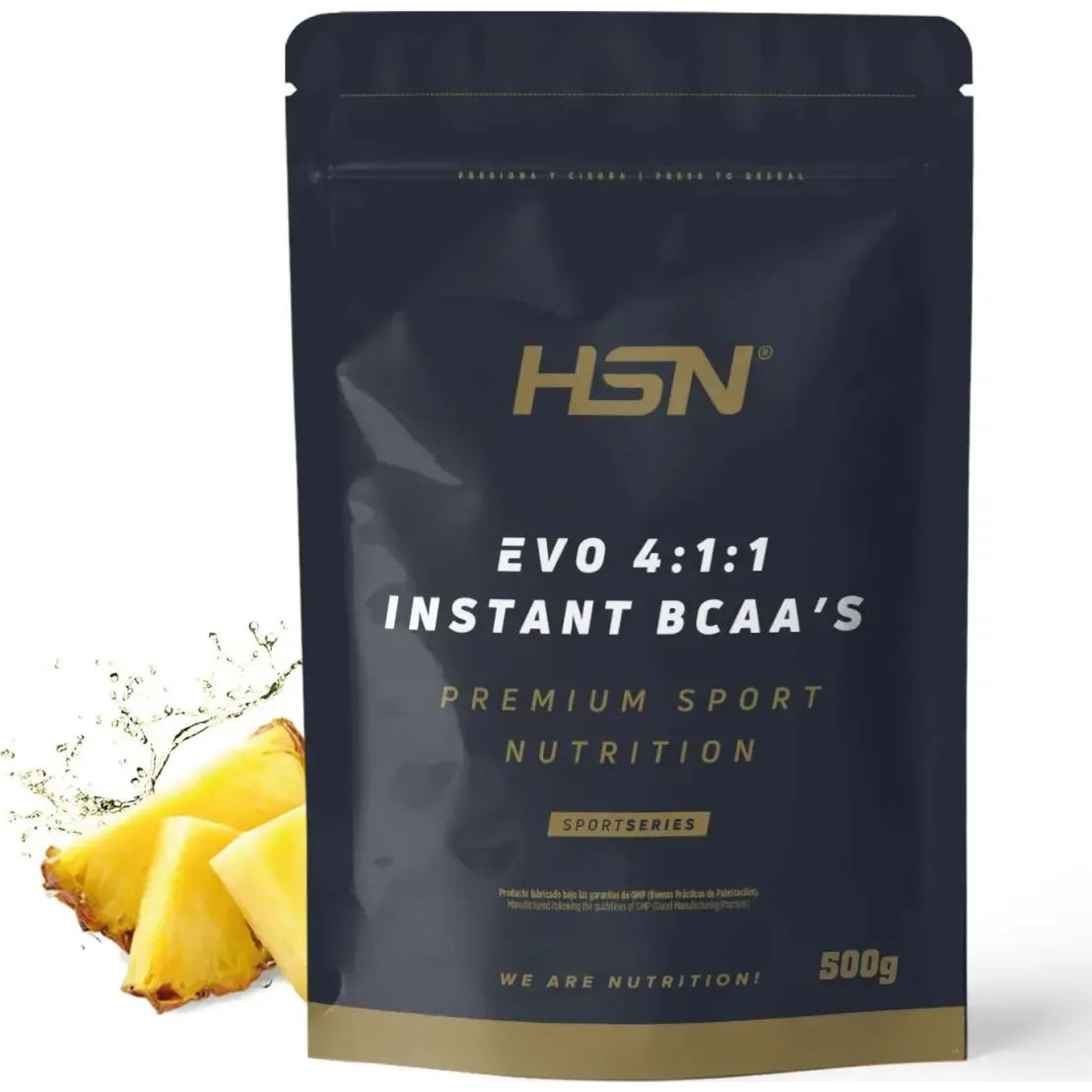 HSN Evo 4:1:1 BCAA's Instantáneos en Polvo Piña 500g | Natural Doctor
