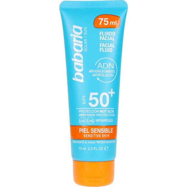 Babaria Solar Fluido Piel Sensible Spf50+ 75 ml
