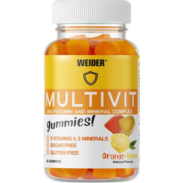 Weider Unisex Naranja Gummies Multivit Unica - Imagen 4