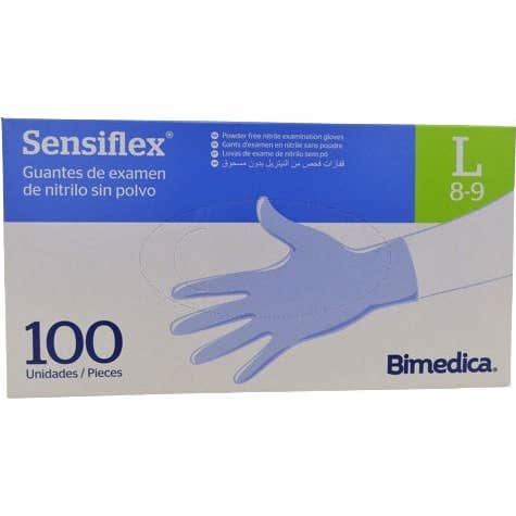 Sensiflex Guante Nitrilo Sin Polvo Talla L 100uds