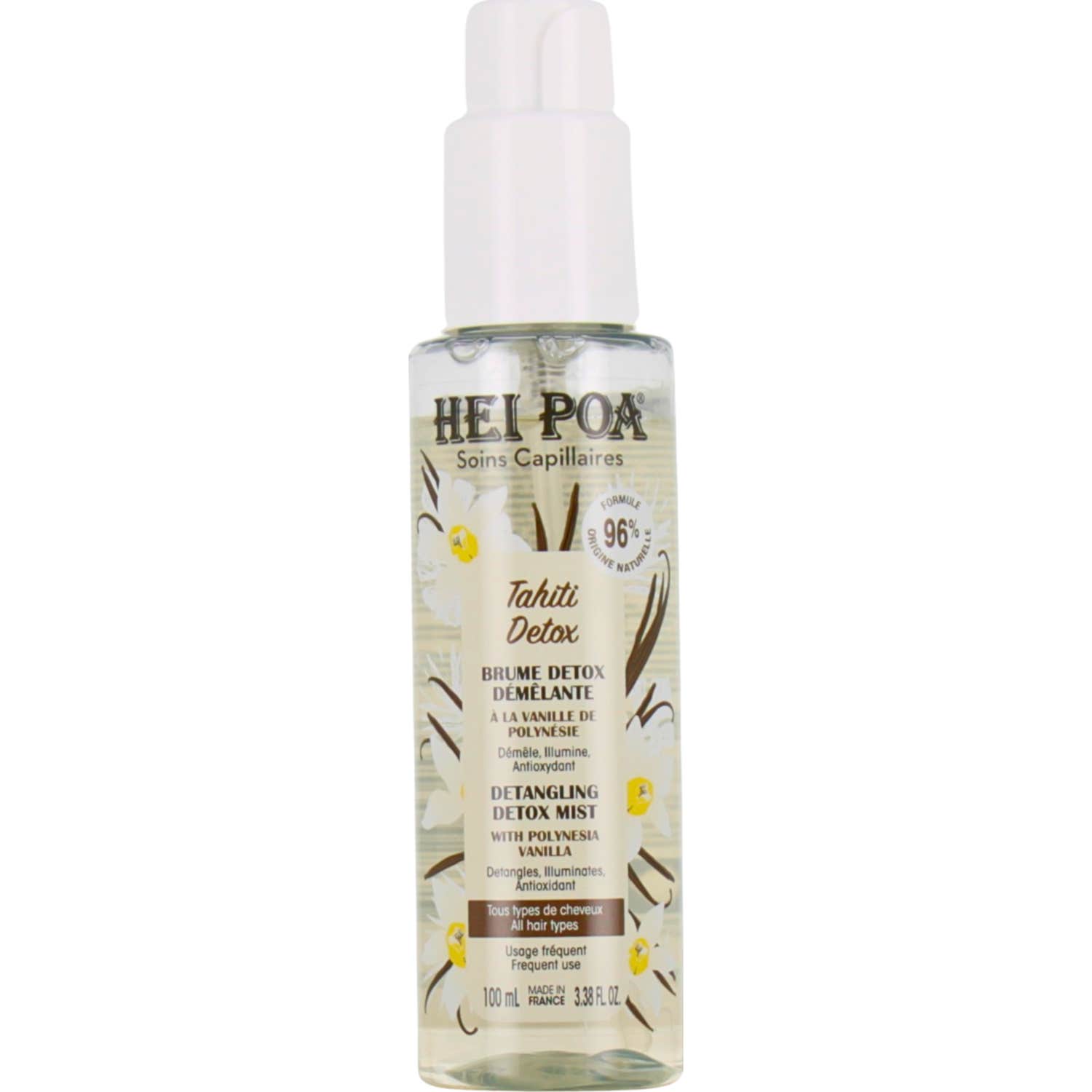 Hei Poa Tahiti Detox Bruma Detox Desenredante 100 ml