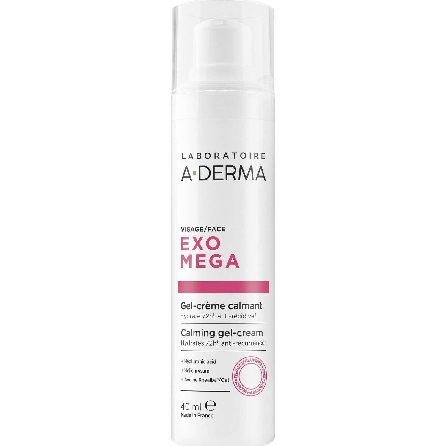 A-Derma Crema Exomega Gel- Facial Calmante 40 Ml