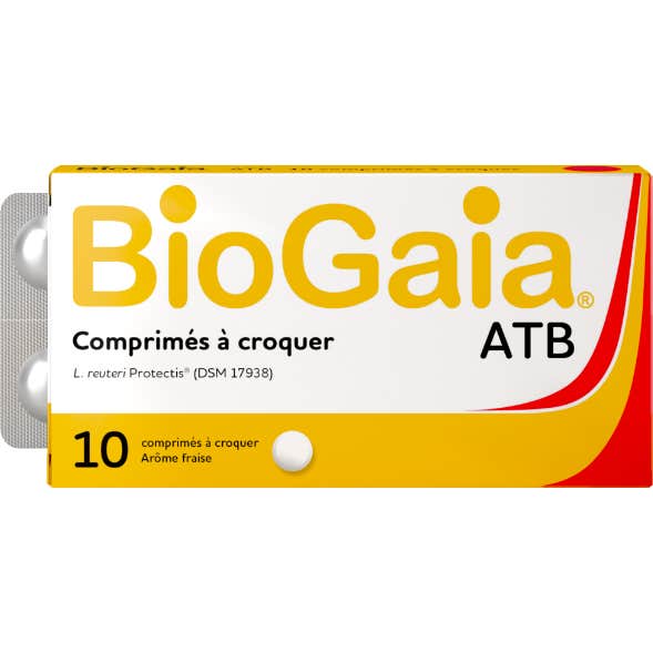 Biogaia® Atb comp Masticables Fresa 10 comp