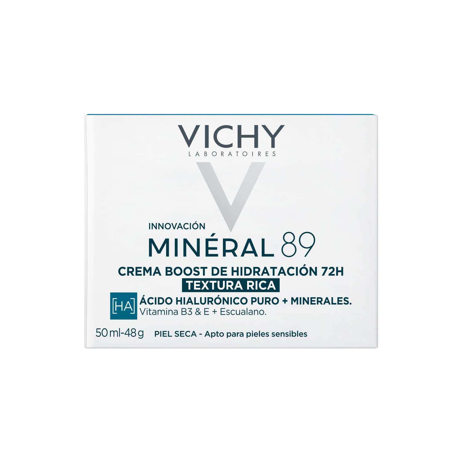Vichy Minéral 89 Crema Boost Hidratación 100H Rica 50ml