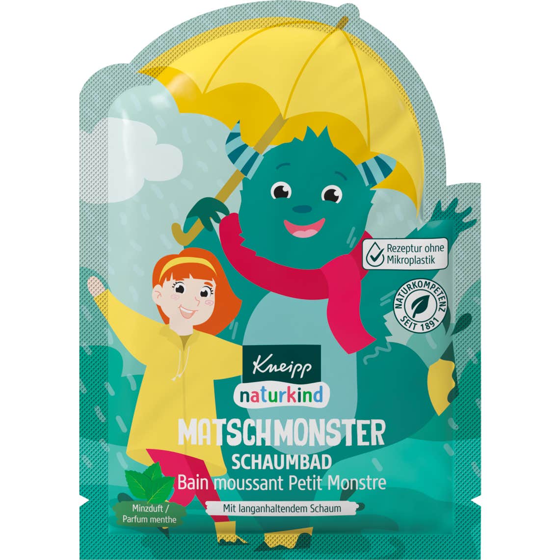 Kneipp Kids Baño de Burbujas Pequeño Monstruo Menta 40ml