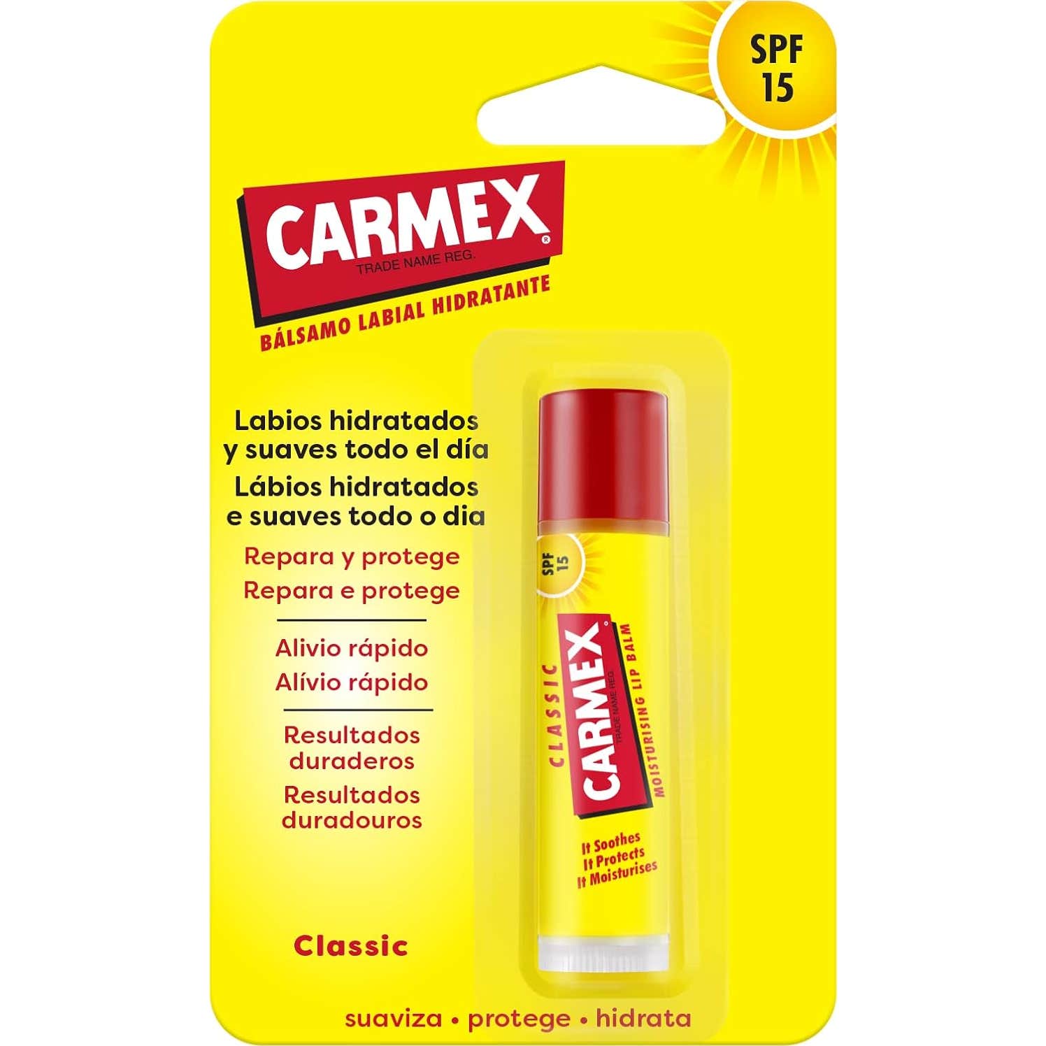Carmex® Click bálsamo labial SPF15+ 4,25g