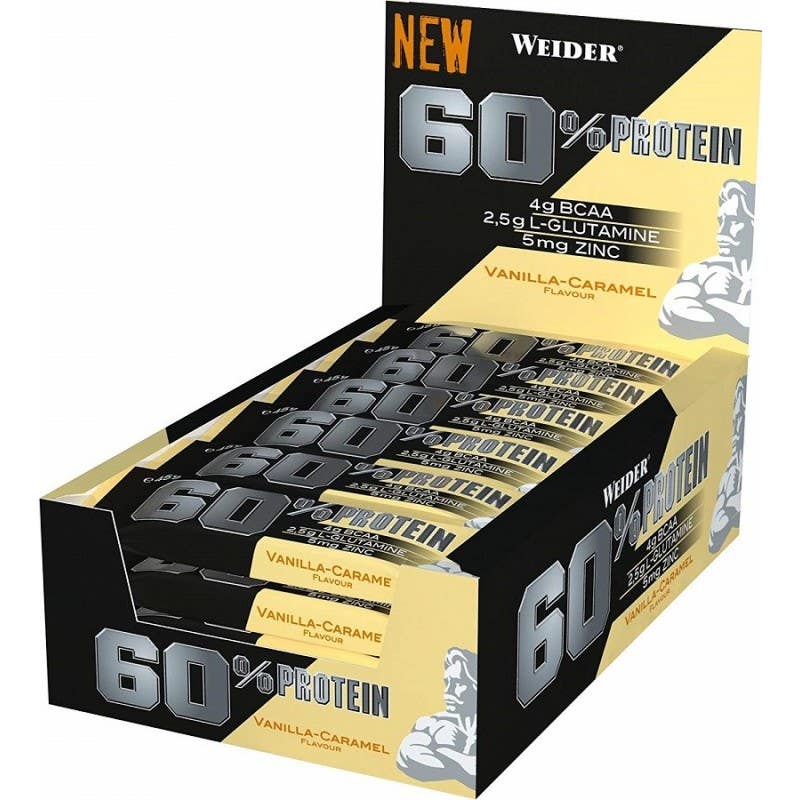 Weider Protein 60% Cookies Cream 24 Uds
