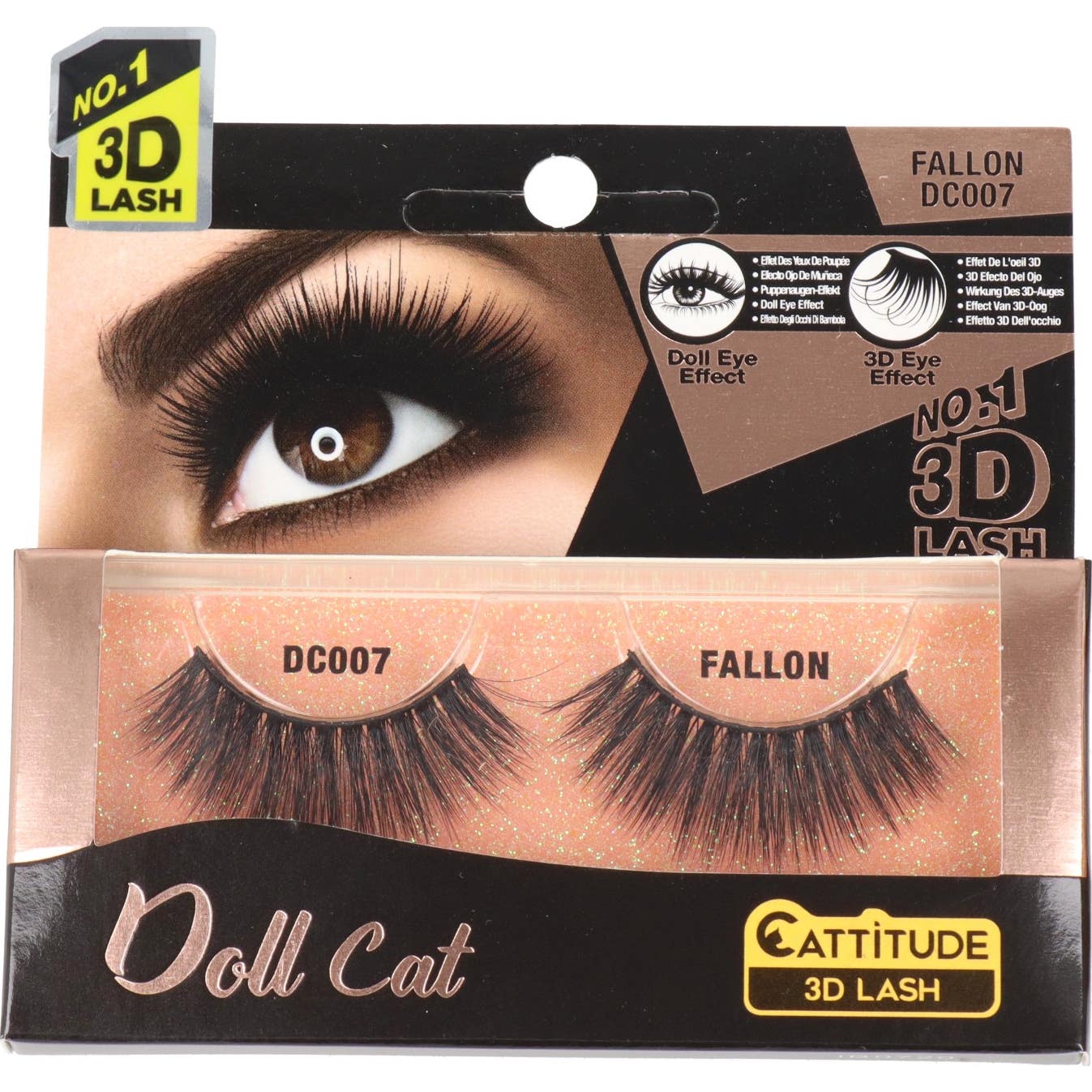 Ebin New York Doll Cat Cattitude 3D Lash Fallon 1 Par